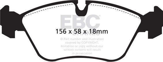 EBC Brakes DP3880C - Jarrupala, levyjarru inparts.fi