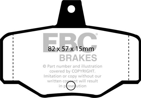 EBC Brakes DP4834R - Jarrupala, levyjarru inparts.fi