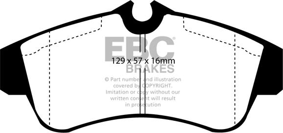 EBC Brakes DP833 - Jarrupala, levyjarru inparts.fi