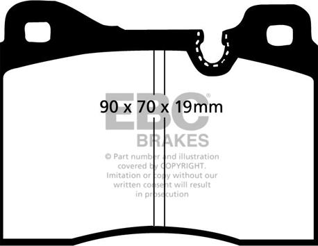 EBC Brakes DP2822 - Jarrupala, levyjarru inparts.fi