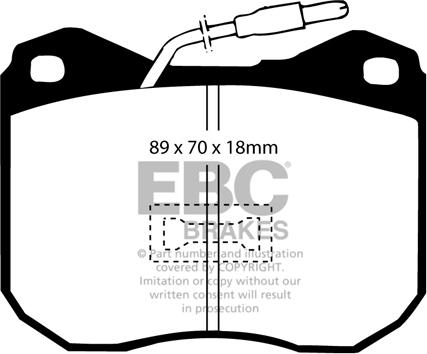 EBC Brakes DP239 - Jarrupala, levyjarru inparts.fi