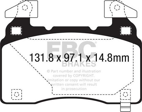 EBC Brakes DP43028R - Jarrupala, levyjarru inparts.fi