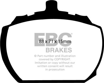 EBC Brakes DP2240 - Jarrupala, levyjarru inparts.fi