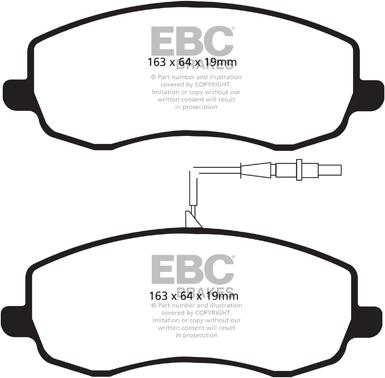 EBC Brakes DP22062 - Jarrupala, levyjarru inparts.fi