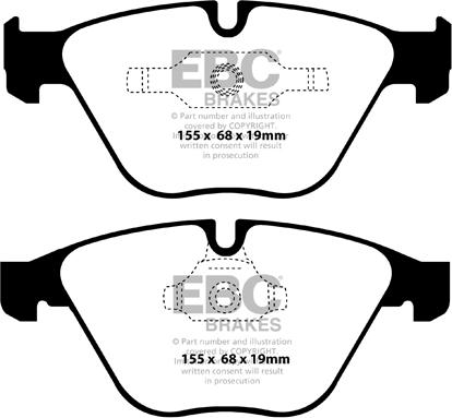 EBC Brakes DP42006R - Jarrupala, levyjarru inparts.fi