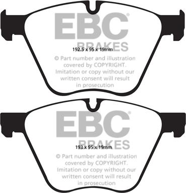 EBC Brakes DP22007 - Jarrupala, levyjarru inparts.fi