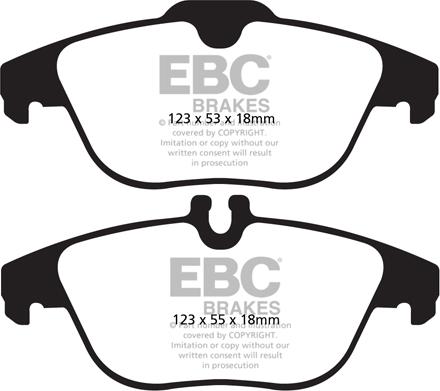 EBC Brakes DP22012 - Jarrupala, levyjarru inparts.fi