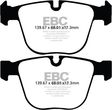 EBC Brakes DP42020R - Jarrupala, levyjarru inparts.fi