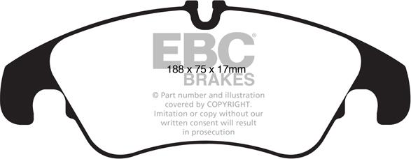 EBC Brakes DP62022 - Jarrupala, levyjarru inparts.fi