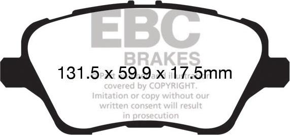 EBC Brakes DP22149 - Jarrupala, levyjarru inparts.fi