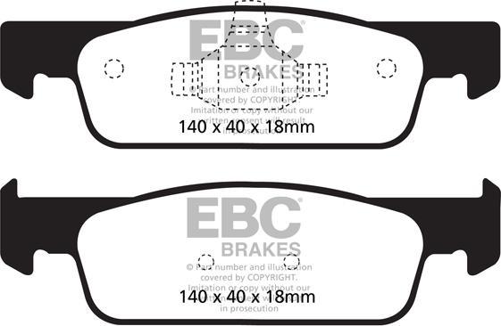 EBC Brakes DP22146 - Jarrupala, levyjarru inparts.fi