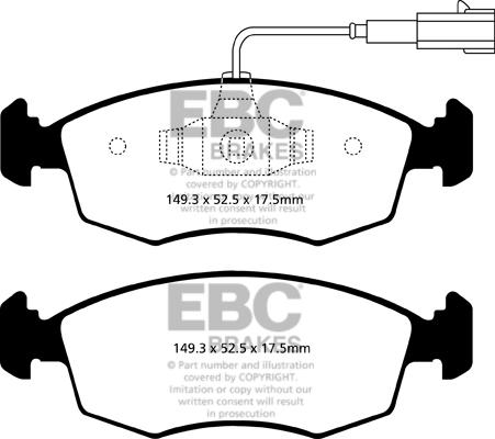 EBC Brakes DPX2141 - Jarrupala, levyjarru inparts.fi