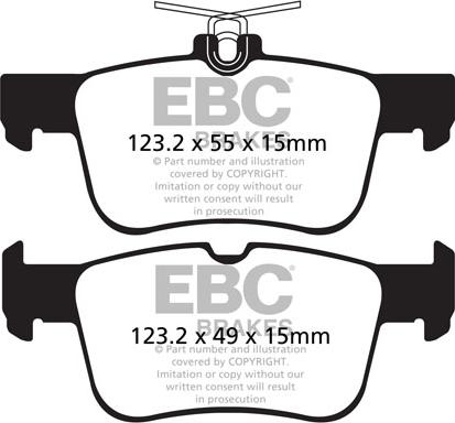 EBC Brakes DP22160 - Jarrupala, levyjarru inparts.fi