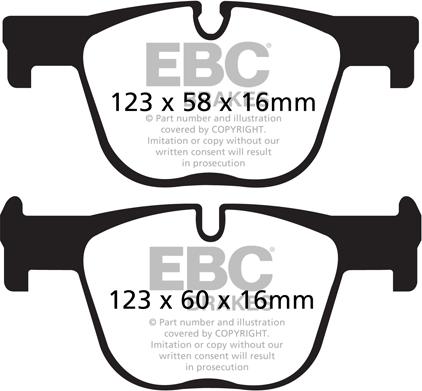 EBC Brakes DP32131C - Jarrupala, levyjarru inparts.fi