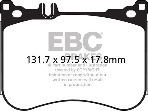 EBC Brakes DP32178C - Jarrupala, levyjarru inparts.fi