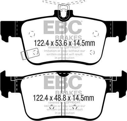 EBC Brakes DP22301 - Jarrupala, levyjarru inparts.fi