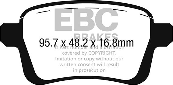 EBC Brakes DP22249 - Jarrupala, levyjarru inparts.fi