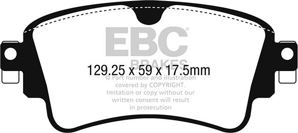 EBC Brakes DP42254R - Jarrupala, levyjarru inparts.fi