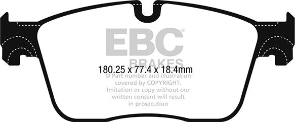 EBC Brakes DP22253 - Jarrupala, levyjarru inparts.fi