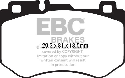 EBC Brakes DP22209 - Jarrupala, levyjarru inparts.fi