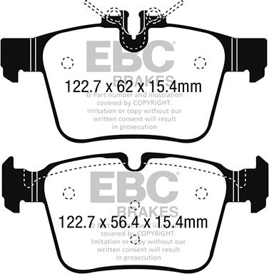 EBC Brakes DP22215 - Jarrupala, levyjarru inparts.fi