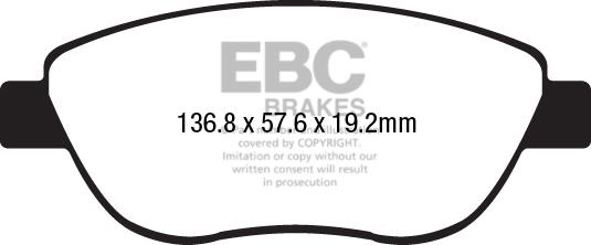 EBC Brakes DPX2212 - Jarrupala, levyjarru inparts.fi