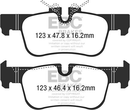 EBC Brakes DP22235 - Jarrupala, levyjarru inparts.fi