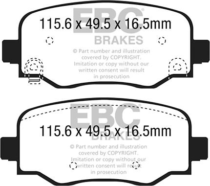 EBC Brakes DP22237 - Jarrupala, levyjarru inparts.fi