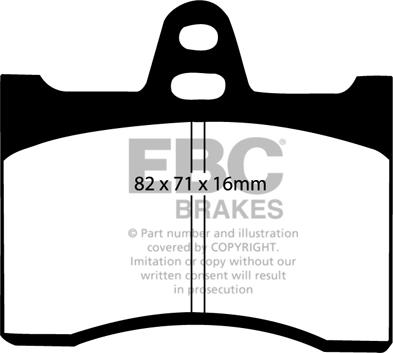 EBC Brakes DP227 - Jarrupala, levyjarru inparts.fi