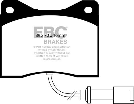 EBC Brakes DP3753C - Jarrupala, levyjarru inparts.fi