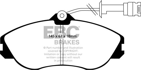 EBC Brakes DP2711 - Jarrupala, levyjarru inparts.fi