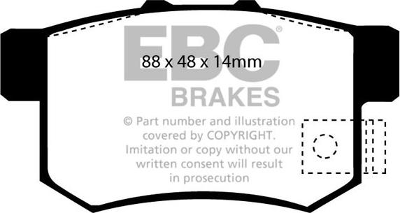 EBC Brakes DP6781/2 - Jarrupala, levyjarru inparts.fi