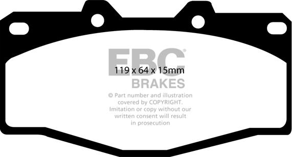 EBC Brakes DP797 - Jarrupala, levyjarru inparts.fi