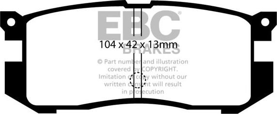 EBC Brakes DP739 - Jarrupala, levyjarru inparts.fi