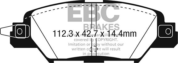 EBC Brakes DPX3071 - Jarrupala, levyjarru inparts.fi