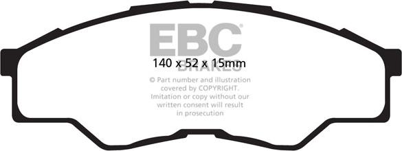 EBC Brakes DPX2001 - Jarrupala, levyjarru inparts.fi