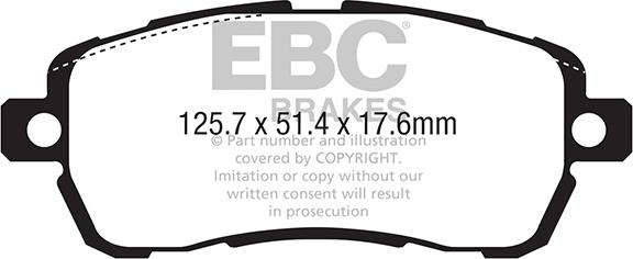 EBC Brakes DPX2334 - Jarrupala, levyjarru inparts.fi