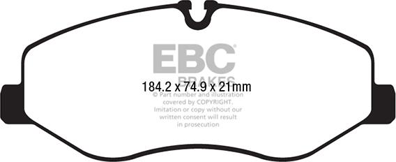 EBC Brakes DPX2223 - Jarrupala, levyjarru inparts.fi