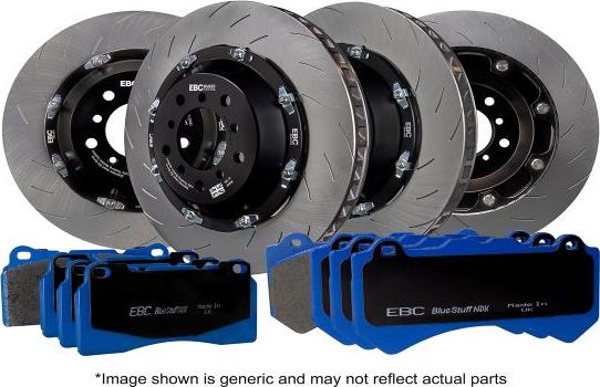 EBC Brakes P2DK013B - Jarrupalasarja, levyjarru inparts.fi