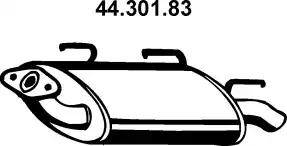 Eberspächer 44.301.83 - Takaäänenvaimentaja inparts.fi