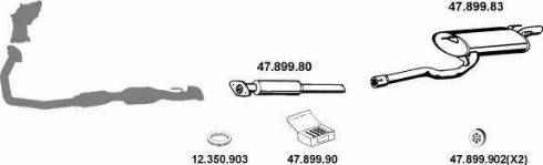 Eberspächer 472005 - Pakoputkisto inparts.fi