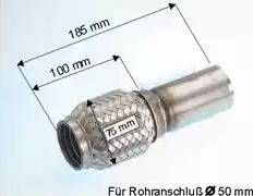 Eberspächer 08.001.79 - Joustoputki, pakoputkisto inparts.fi