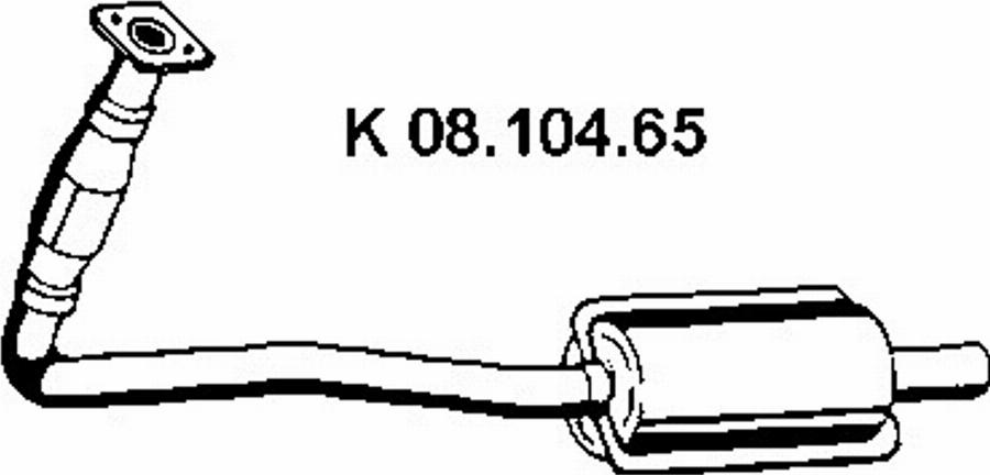 Eberspächer 08.104.65 - Katalysaattori inparts.fi