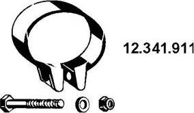 Eberspächer 12.341.911 - Putkenliitin, pakoputkisto inparts.fi