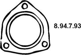 Eberspächer 8.94.7.93 - Tiiviste, pakoputki inparts.fi
