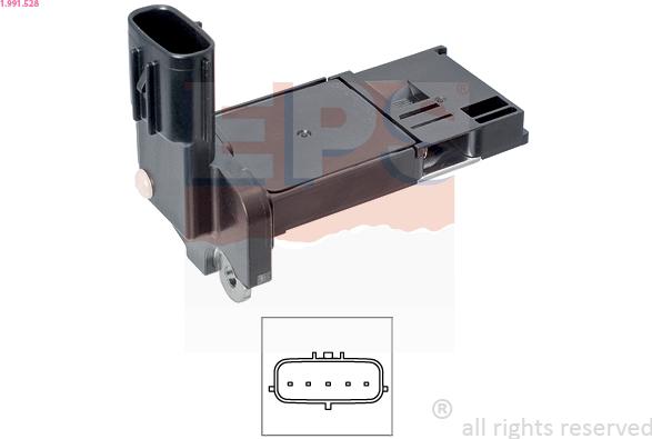 EPS 1.991.528 - Ilmamassamittari inparts.fi