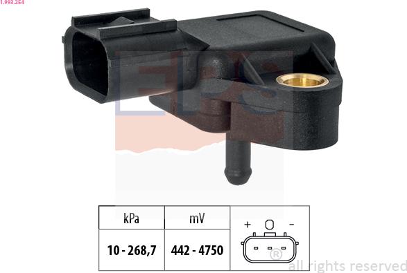 EPS 1.993.254 - Paineanturi, jarruvoiman tehostin inparts.fi