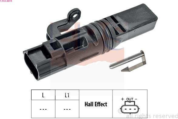 EPS 1.953.481K - Tunnistin,pyöränkiertonopeus inparts.fi