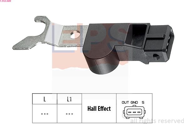 EPS 1.953.689 - Tunnistin, nokka-akselin ajoitus inparts.fi