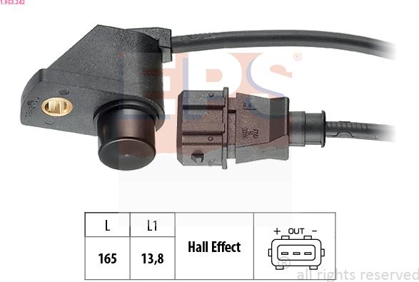 EPS 1.953.242 - Tunnistin, nokka-akselin ajoitus inparts.fi